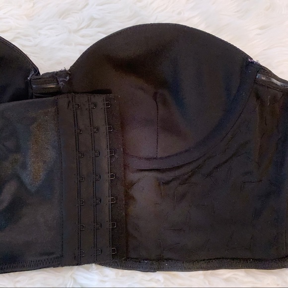 Forever 21 Structured Jeweled Black Crop Bustier - Picture 6 of 6